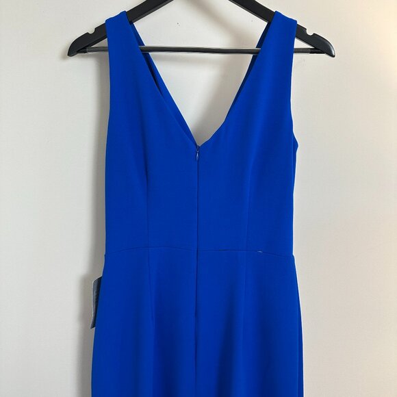 BETSY ADAM Sam Scuba Bow Maxi Dress Size US 8 - Picture 8 of 12